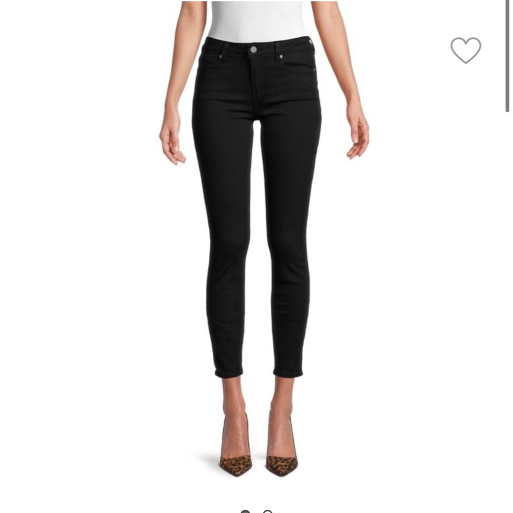 PAIGE Verdugo Ultra Skinny Jeans Black Overdye (27)